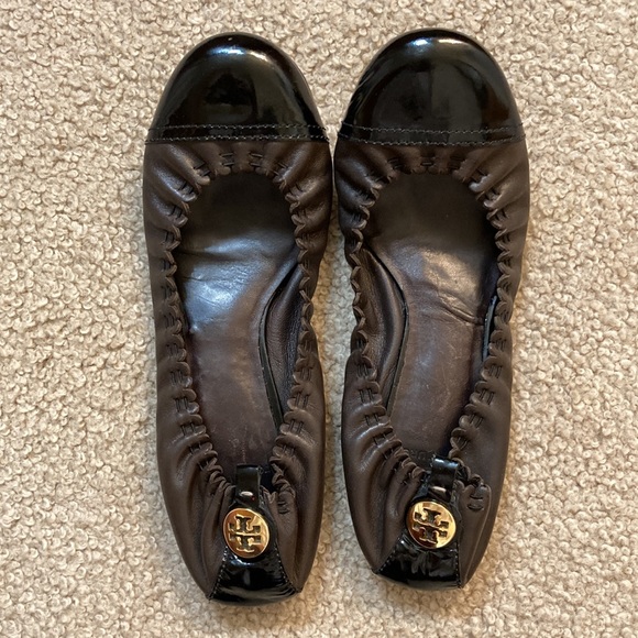 Tory Burch leather ballet flats with dust bag - Picture 3 of 12
